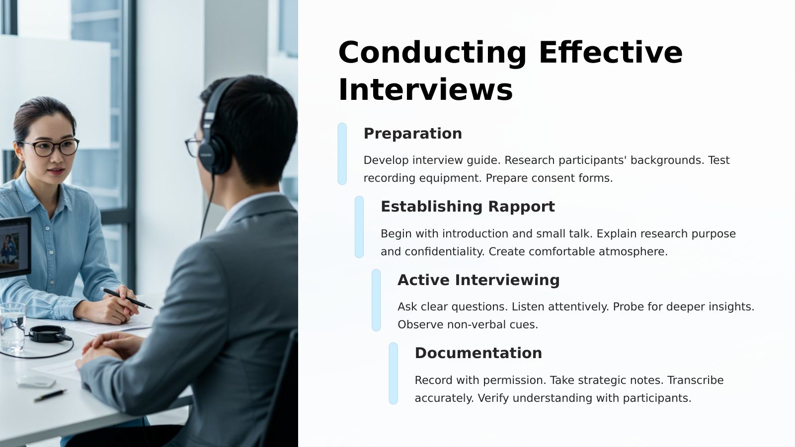 Conducting Effective Interviews