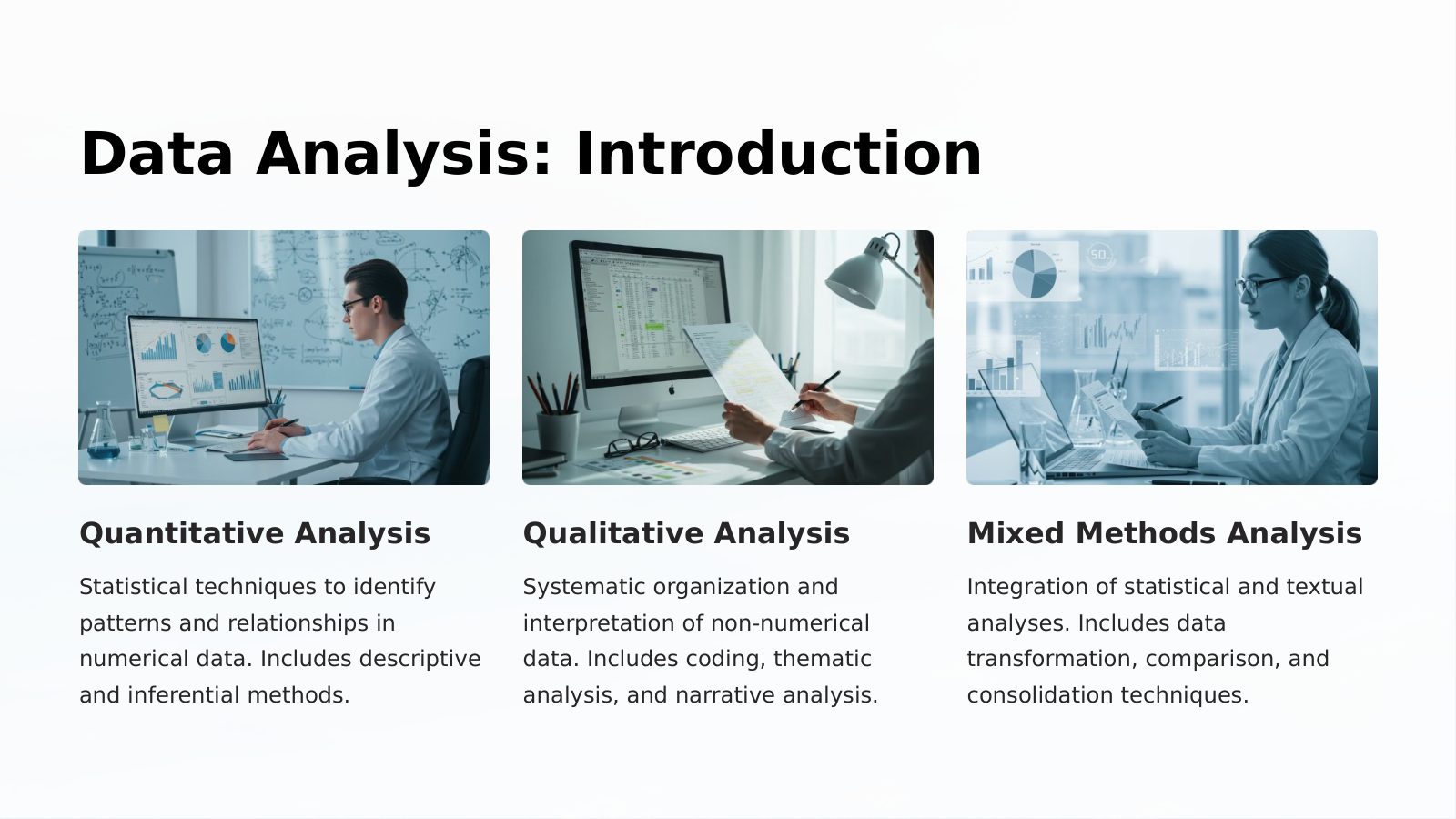 Data Analysis: Introduction