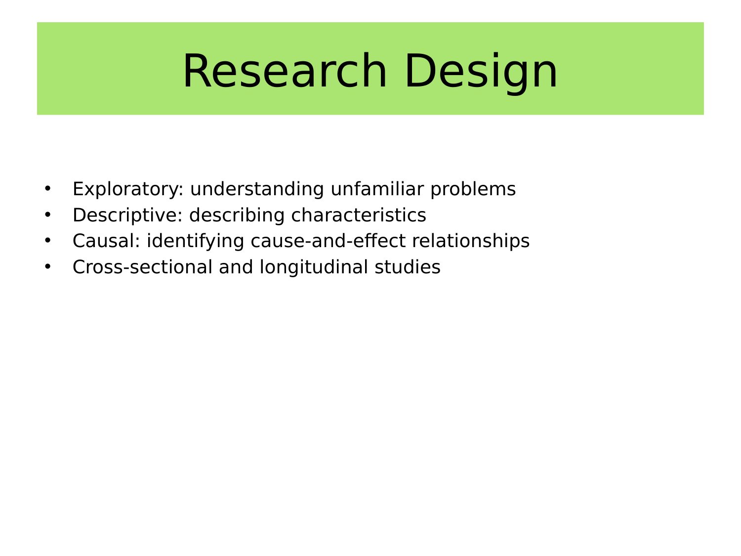 Research Design