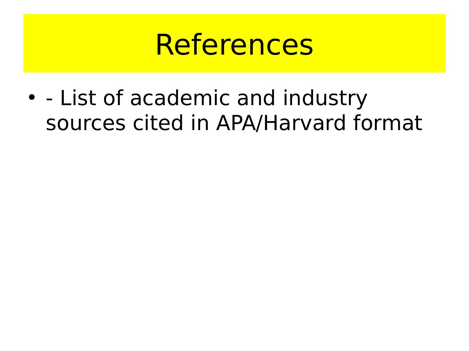 References